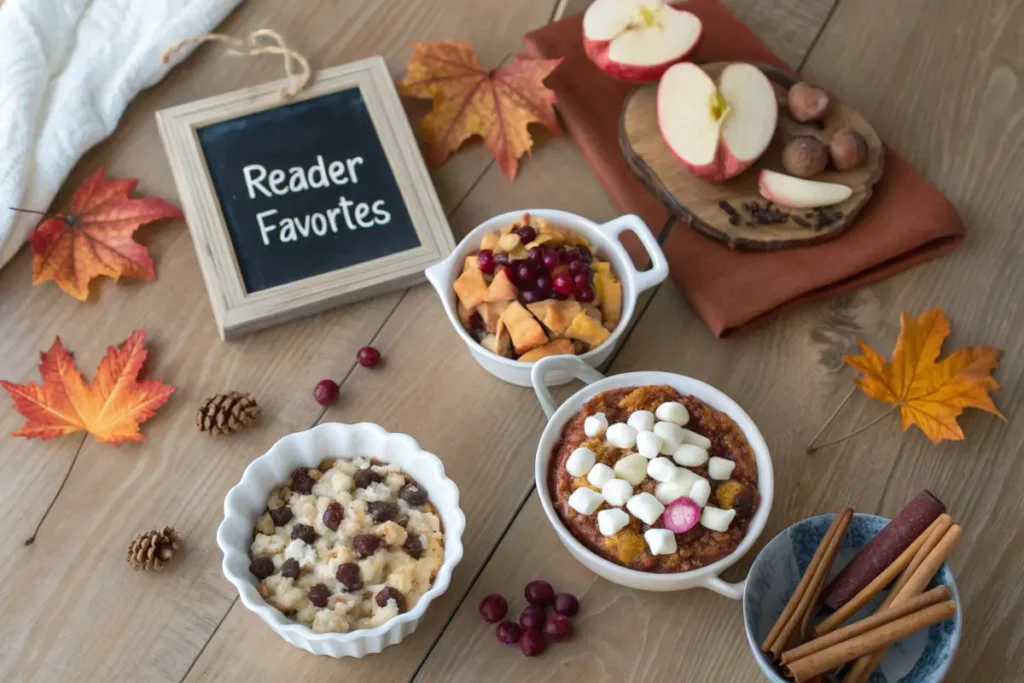 A festive casserole variation with marshmallows, cranberries, and a caramelized topping